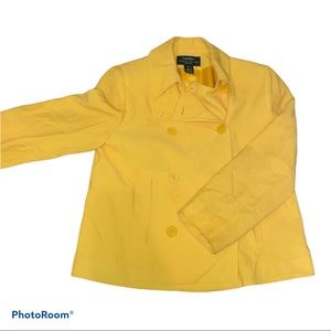Yellow Ralph Lauren Jacket, Size 8p good condition
